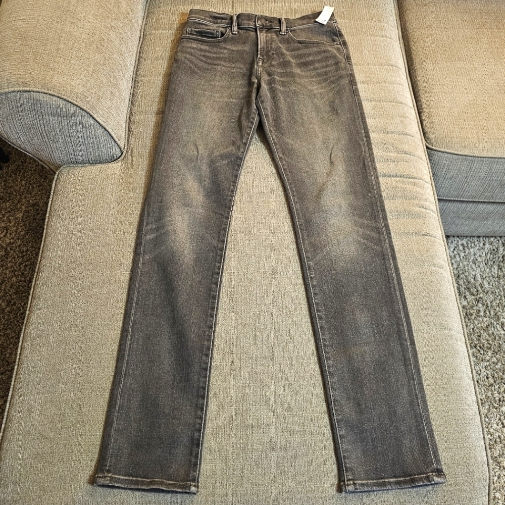 Gap Dark Gray Falcon Wash Slim Easy Temp Casual Denim Jeans Size 31×34
